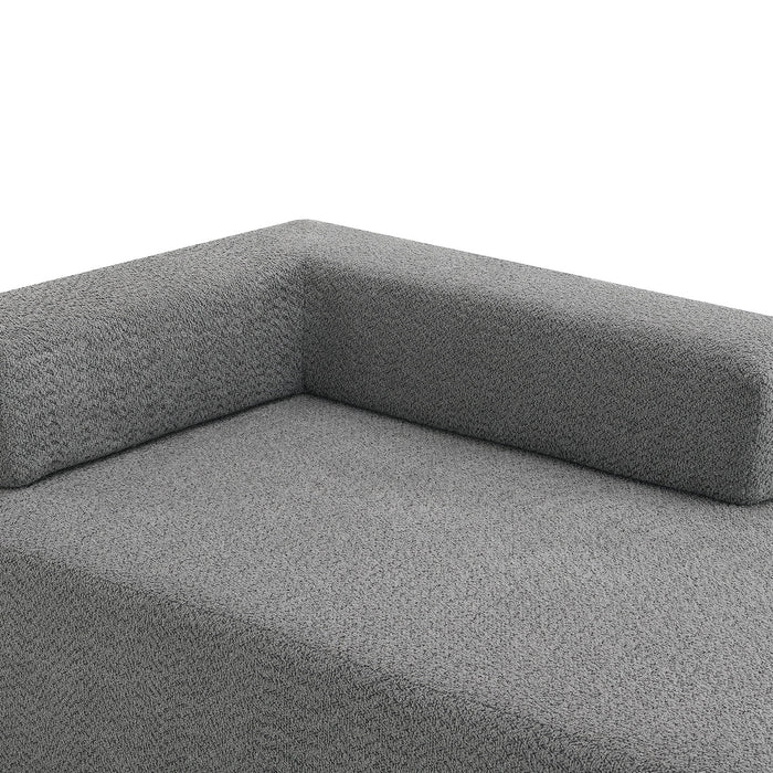 Frame For Oversized Modular U Shaped Sectional, Floor Couch Convertible Compressed Couch Spacious Foam Filled Sofa