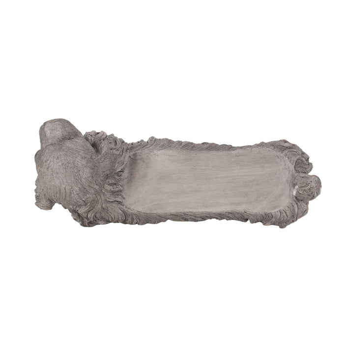 Cocker Spaniel Dog Statue - Gray