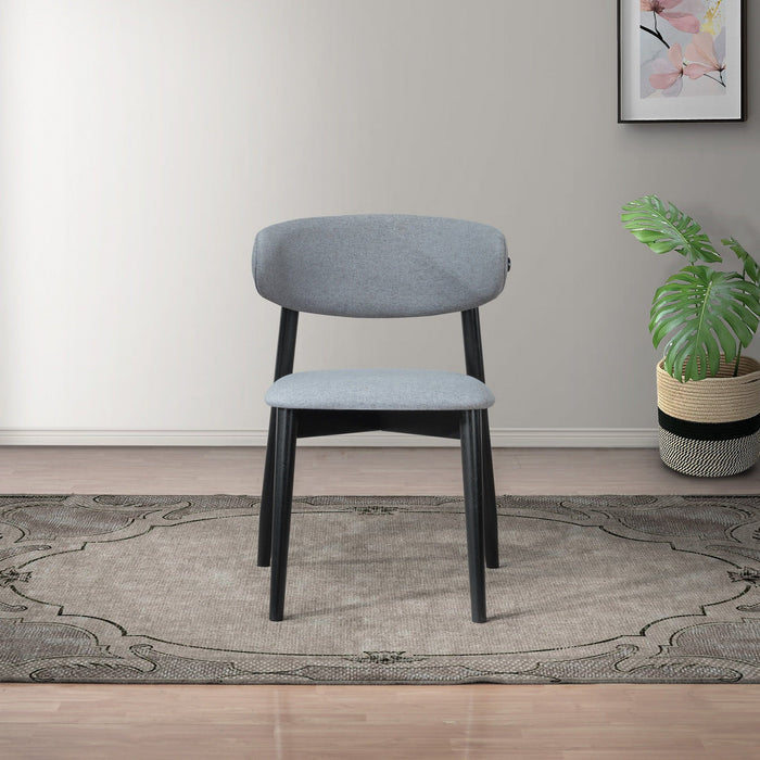 Korbin - Dining Chair (Set of 2) - Gray / Light Gray