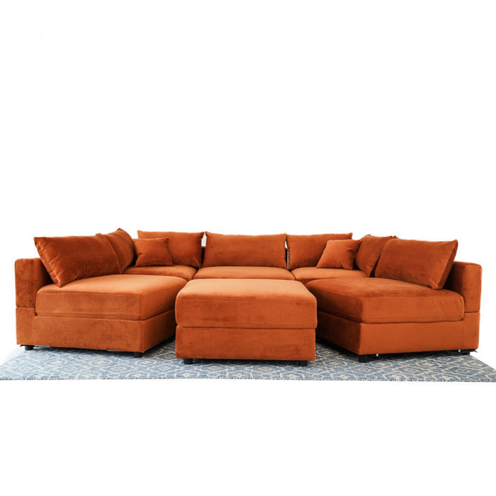 Uptown - Modular Sofa - Burnt Orange