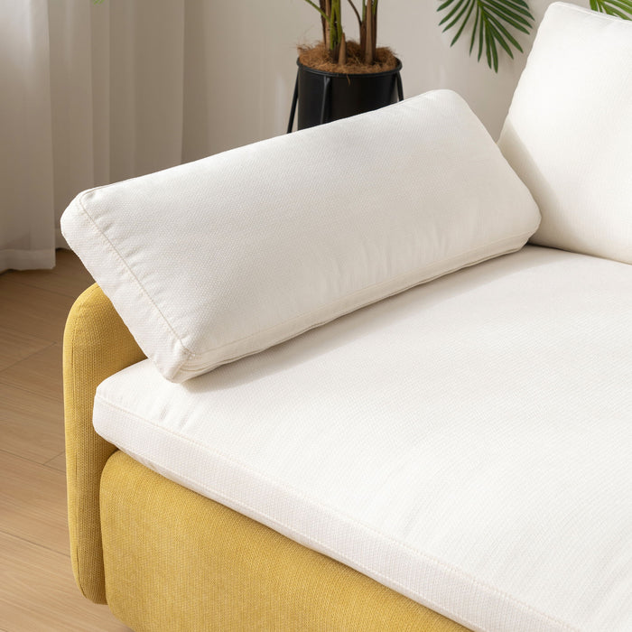 Oversized Single Sofa Chair Wide And Deep Seat, Modern Upholstered Comfy Blocking Couch Lounge With Pillows