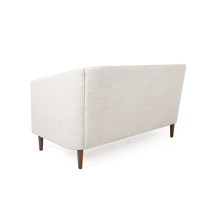 Sophisticated Loveseat With Diamond Stitched Detailing