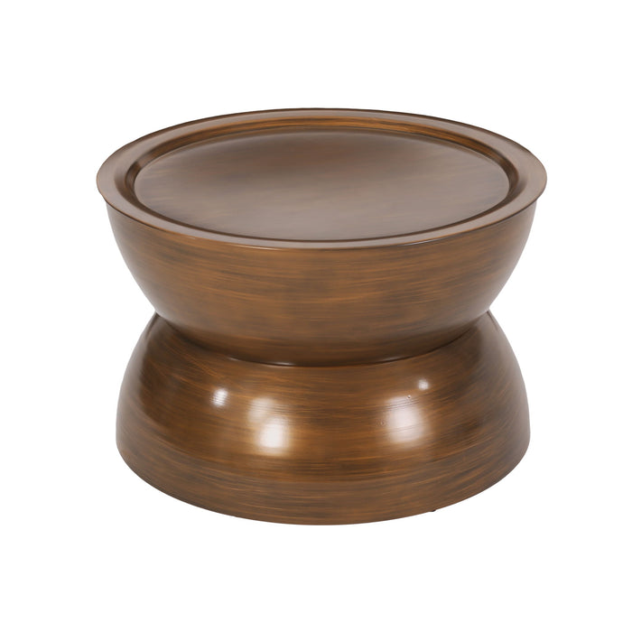 Sparling - Modern Iron Hourglass Coffee Table