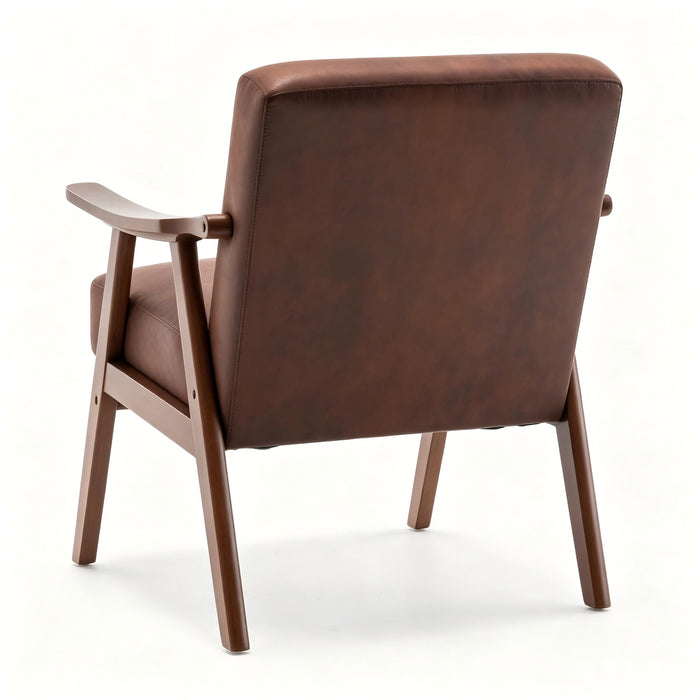 Accent Chair, Classic Mid Century Modern For Extra Seating