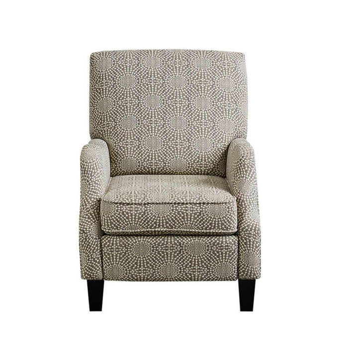 Hoffman - Push Back Recliner - Beige Multi