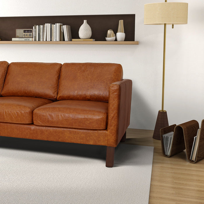 Memphis - Waxy Sofa - Cognac