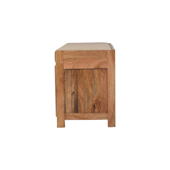 Shutter Shoe Bench, 3 Drawer - Oak