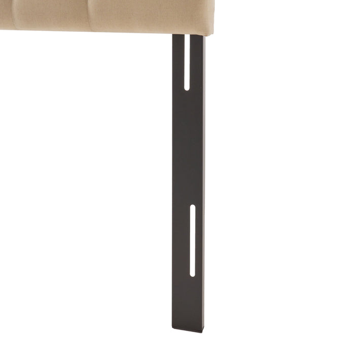 Mardi - Fabric Queen / Full Headboard - Beige