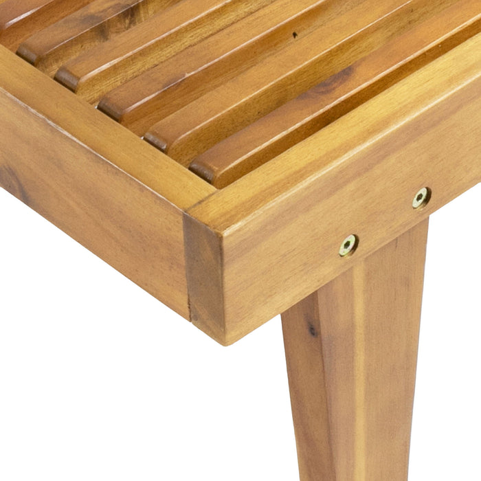 Nadine - Stylish Chaise Lounge Chair - Teak