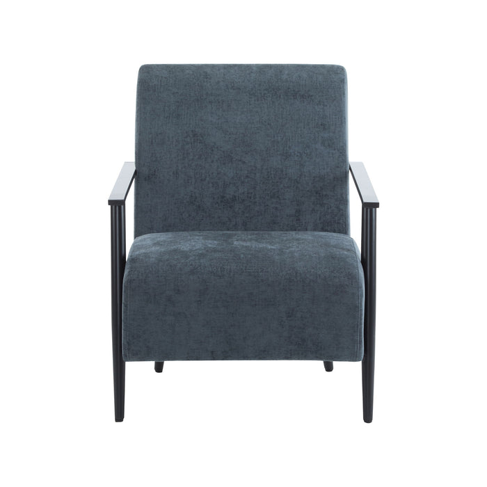 Modern Lounge Chair With Polyester Upholstery