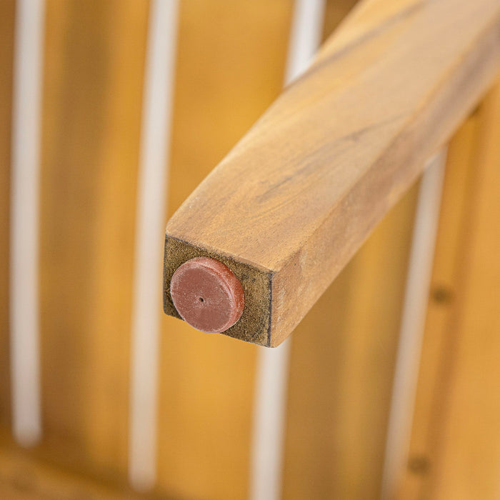 Outdoor Dining Side Chair (Set of 2) - Teak Finish