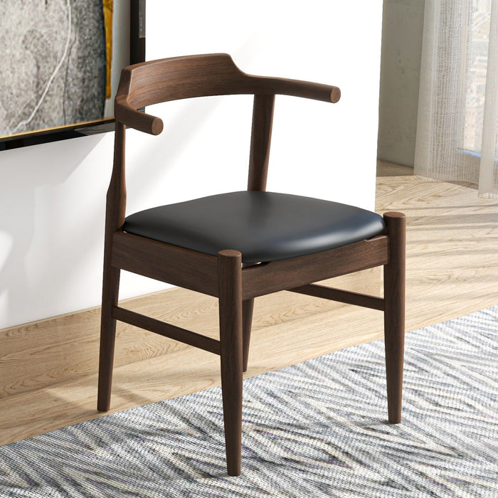 Damian - Mid-Century Solid Wood Dining Chair