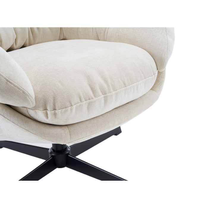 Modern Chenille Office Chair With 360 Degree Swivel