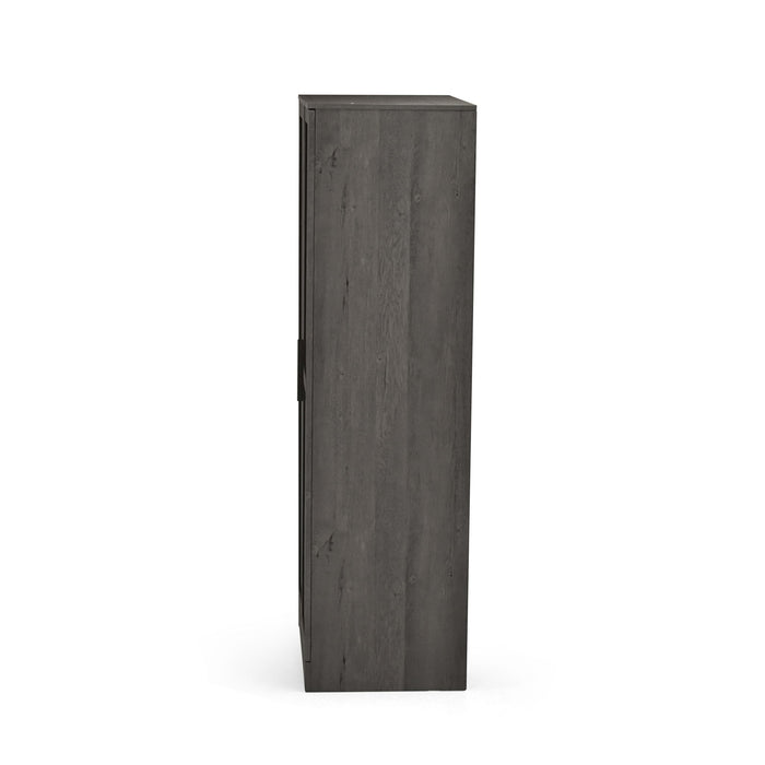 Danbury - Wood Wardrobe - Gray