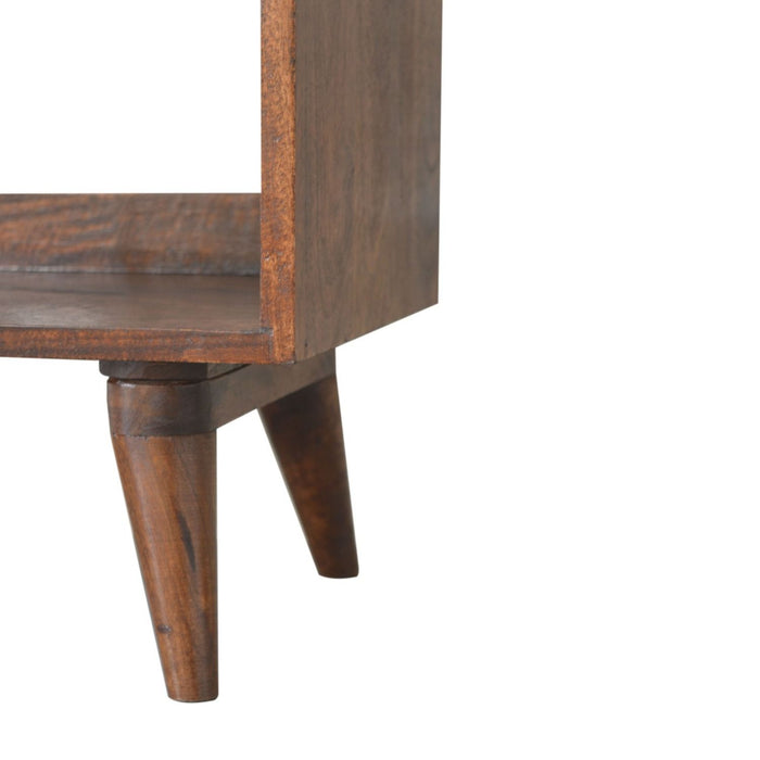 Nordic Storage Bench - Walnut