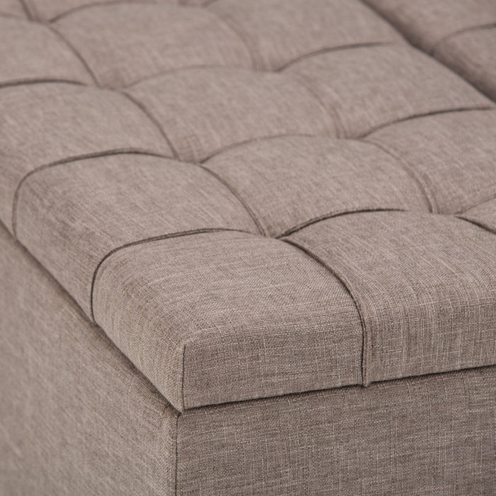 Harrison - Upholstered Coffee Table Storage Ottoman