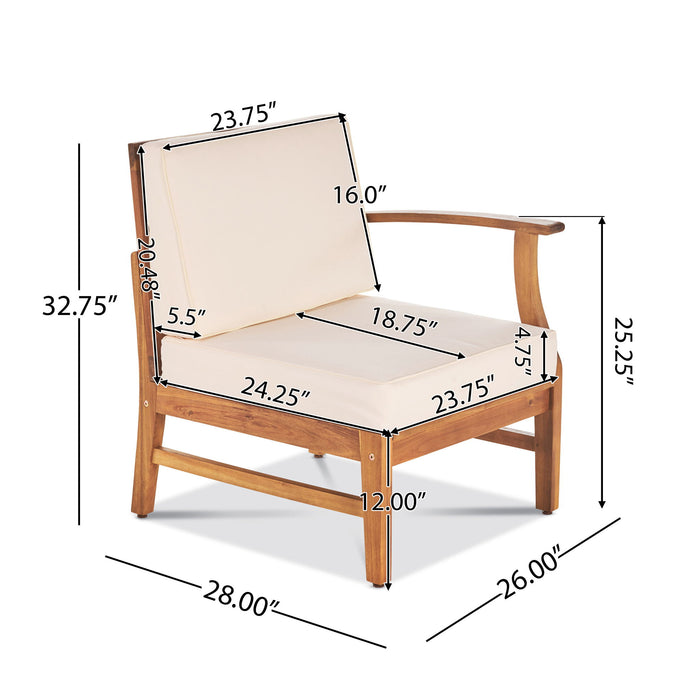 Perla - 3 Seater Sofa And Table Set