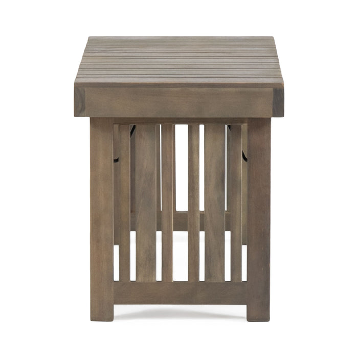 Temptation - Outdoor Foldable Side Table With Slat Design