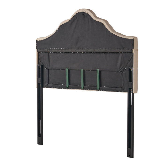 Mardi - Fabric Queen / Full Headboard - Beige