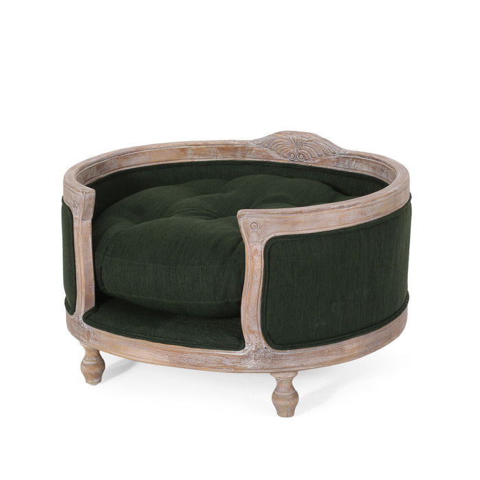 Upholstered Pet Bed, Fabric Dog Bed