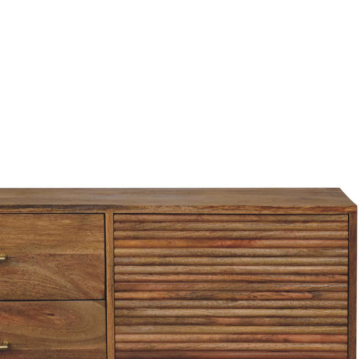 Soba - T Bar Large Nordic Chest - Oak
