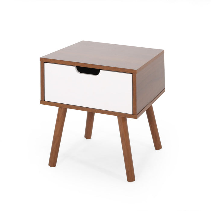 2 Toned Particle Board End Table