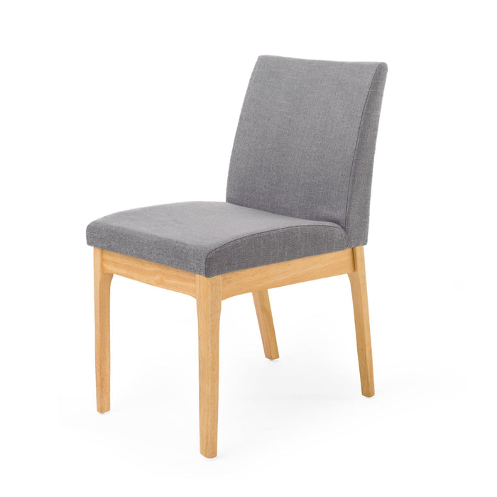 Contemporary Dining Chair SetWith Upholstered Fabric
