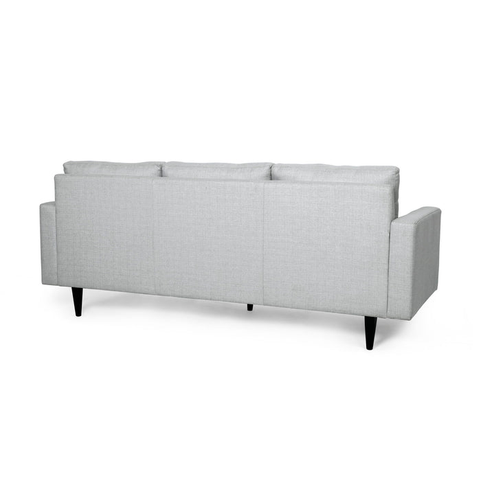 Jenny - Contemporary Tufted Fabric 3 Seater Sofa