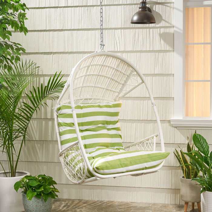 Malia - Wicker Hanging Chair With Cushion