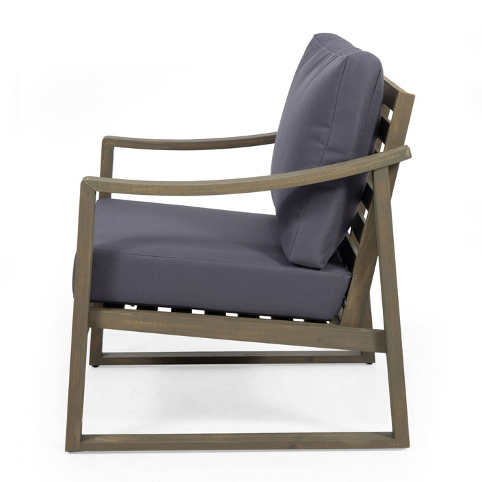 4 Person Outdoor Seating Group With Water Resistant Cushions