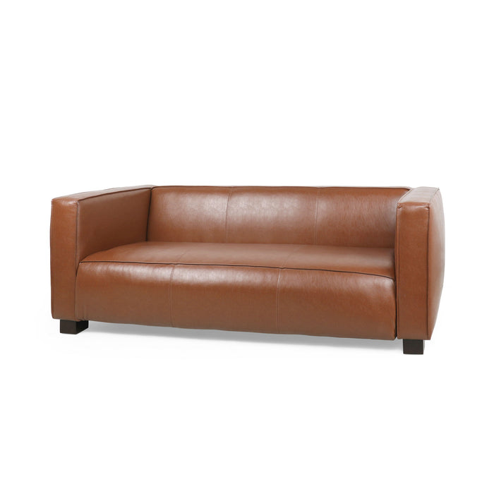 Contemporary 3 Seater Sofa With Tuxedo Design