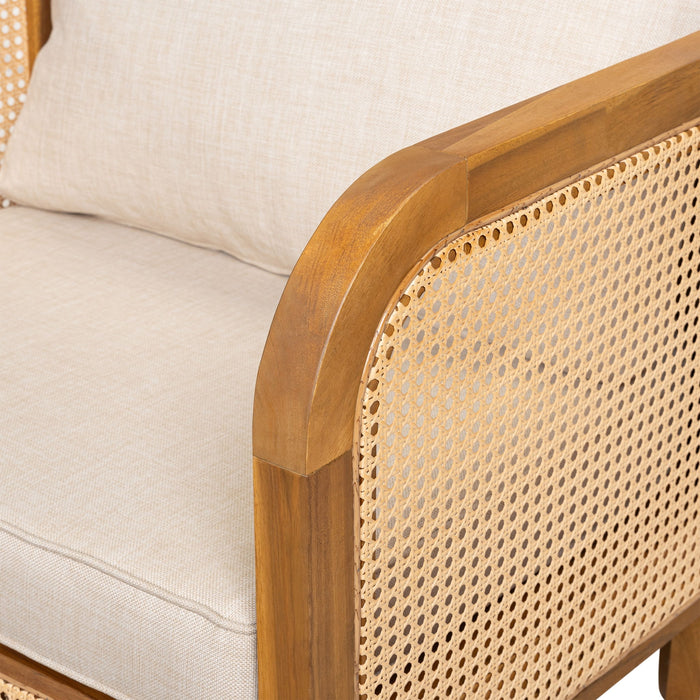 Kirkby - Bohemian Outdoor Patio Cushioned Arm Chair