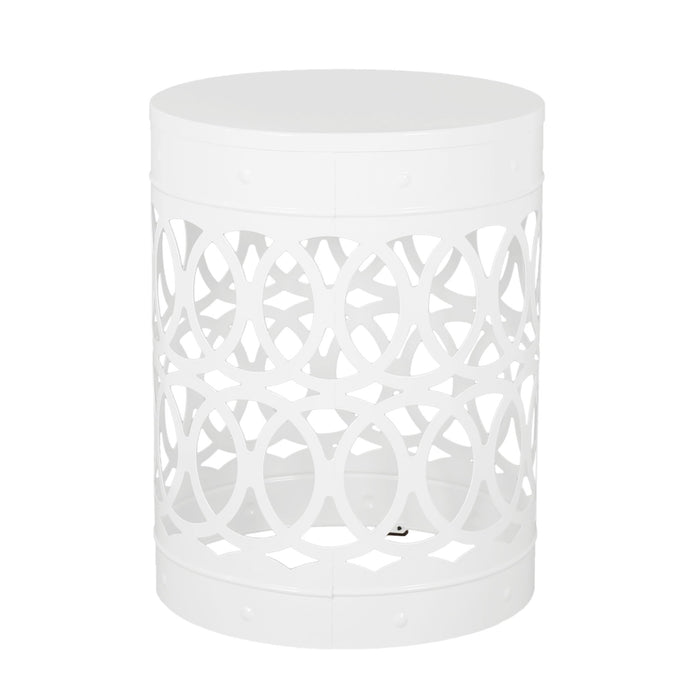 Outdoor Metal S/2 End Table