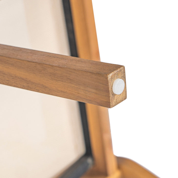 Belfast - Dining Chair With Acacia Wood Frame And Mesh Seating (Set of 2)