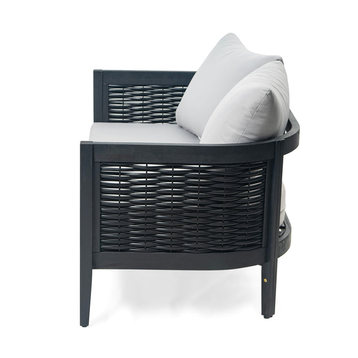 Outdoor Seating Group With Cushions And Coffee Table