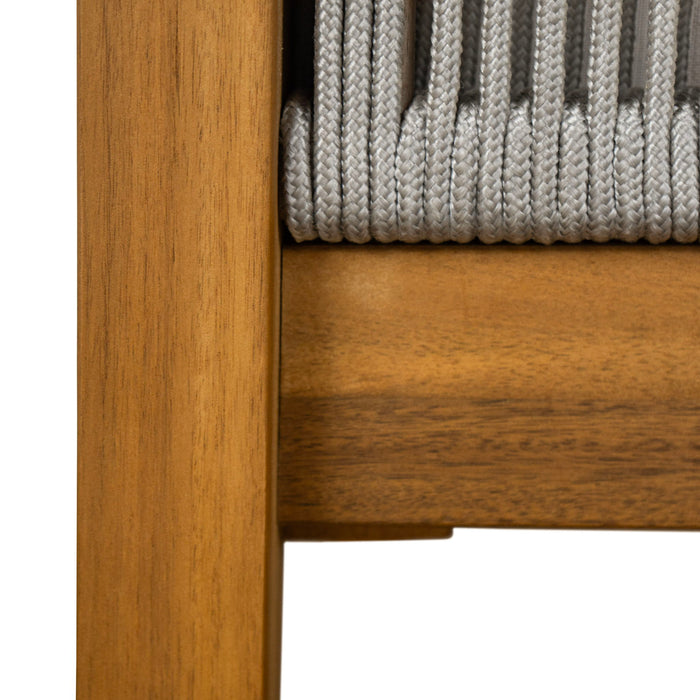 Porto - Outdoor Club Chair - Teak / Beige