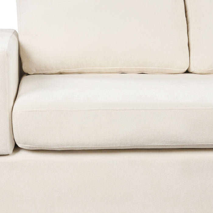 Sectional Sofa Upholstered Sofa Couch With Reversible Armrests For Living Room