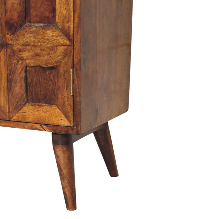 Solis - Carved 4 Door Sideboard - Brown