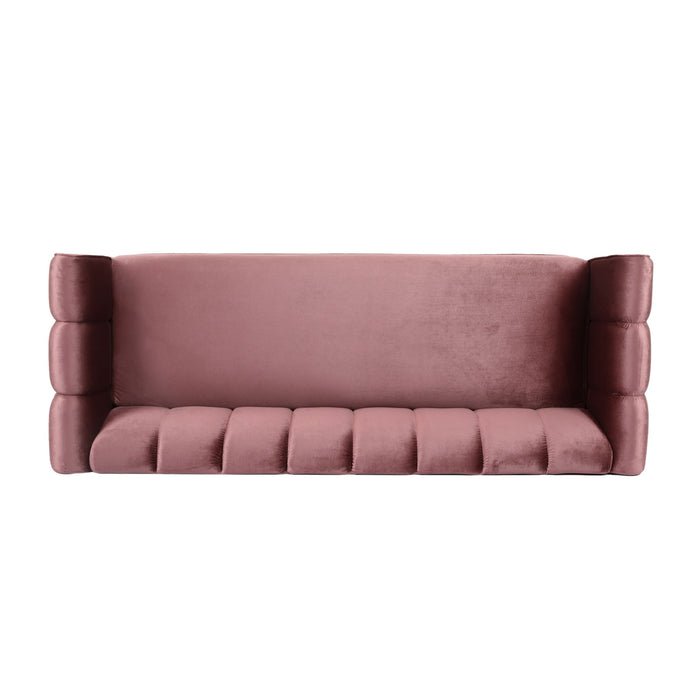 Miranda - Modern Glam Velvet 3 Seater Sofa