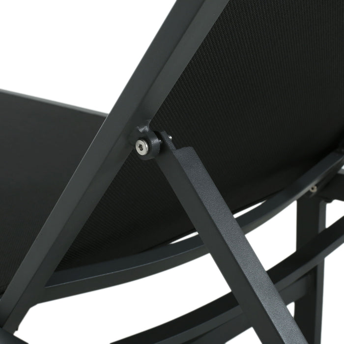 Westport - Outdoor Chaise Lounge (Set of 2) - Black