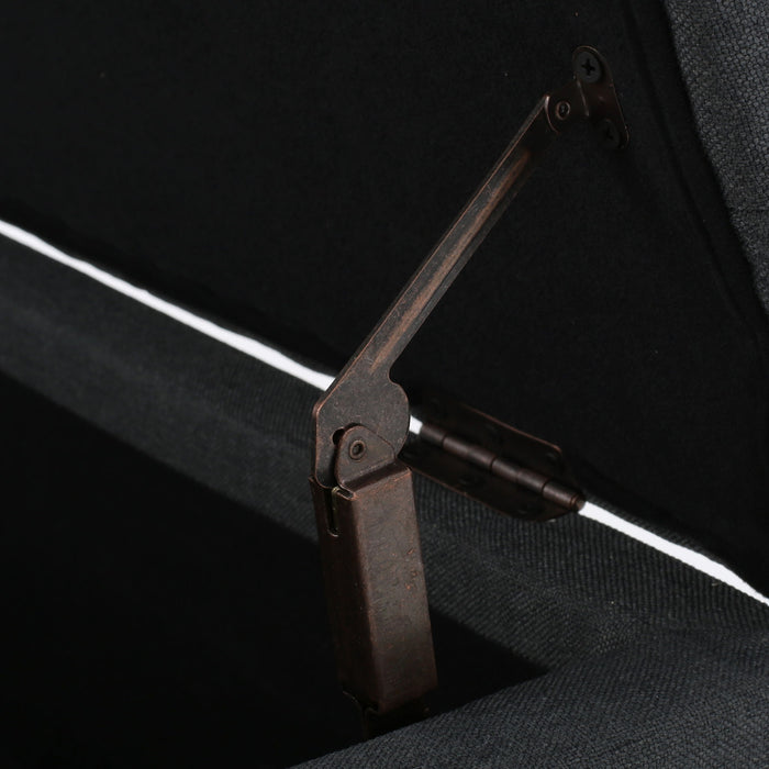 Glouster - Contemporary Storage Ottoman With Button Tufted Design