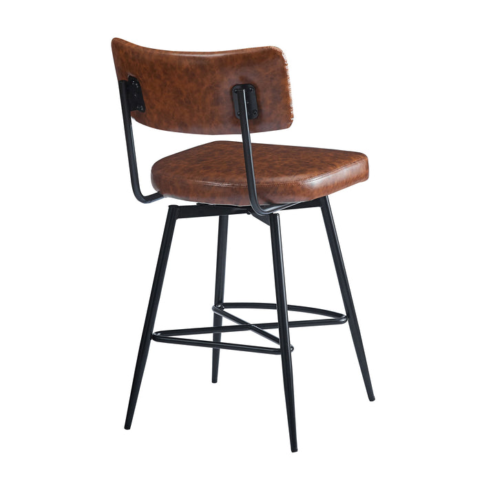 Retro Swivel Counter Stools (Set of 2)