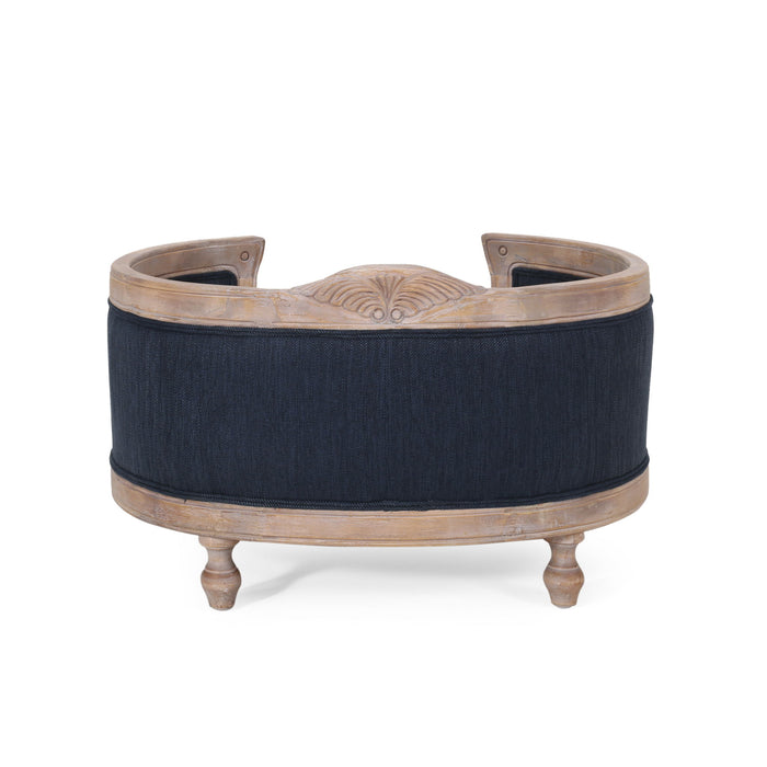 Upholstered Pet Bed, Fabric Dog Bed