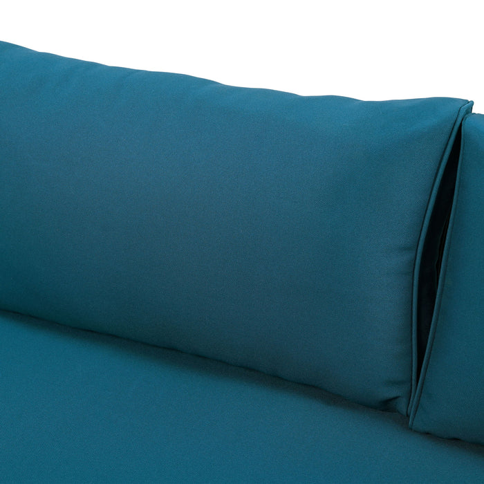 Claremont - 3 Seater Daybed Teak Acacia Wood Water Resistant Cushions