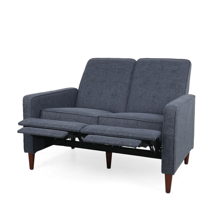 Manville - Contemporary Tufted Loveseat Pushback Recliner