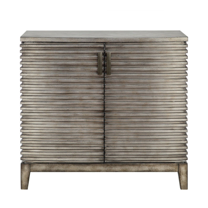 Fancy Design Chest With Ample Storage - Gray