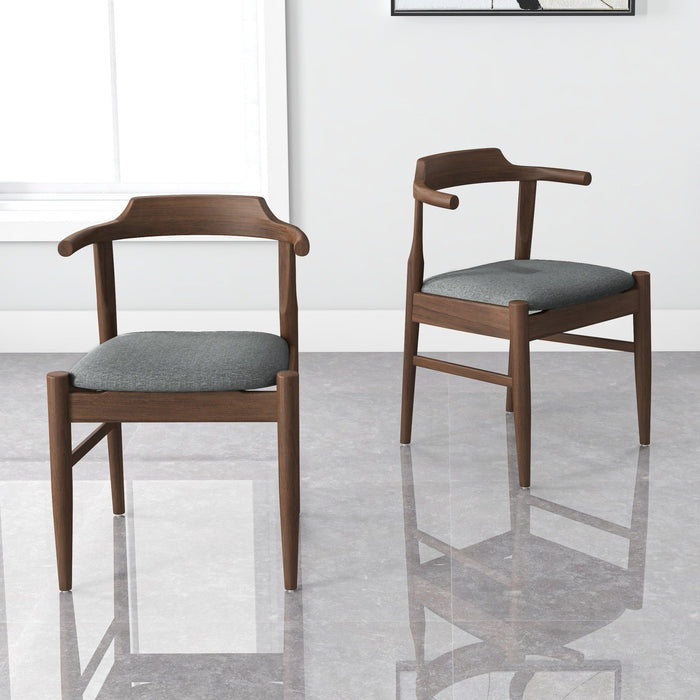 Dakota - Mid-Century Modern Velvet Dining Chair (Set of 2)