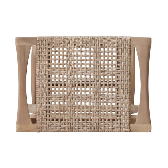 Pulaski - Rustic Style Outdoor Barstools Set With Faux Rattan Seating - Light Multi Brown