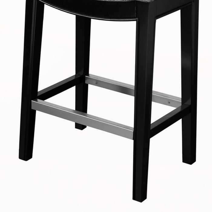 Saddle Counter Stool With High Density Foam