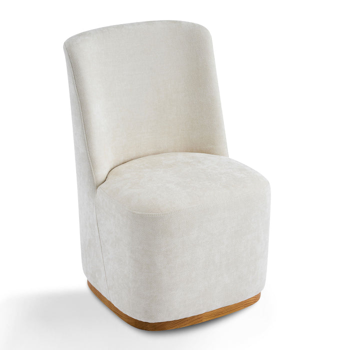 Indoor Upholstered Dining Chair (Set of 2) - Beige